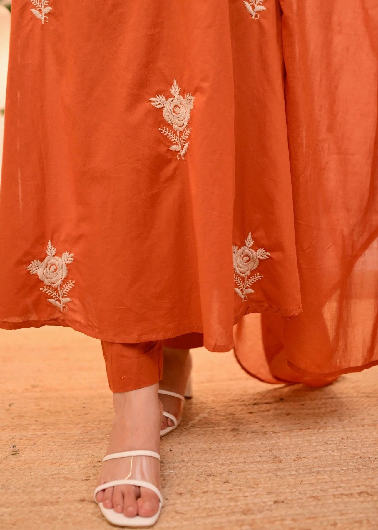 Shriwal Orange Aroma Suit