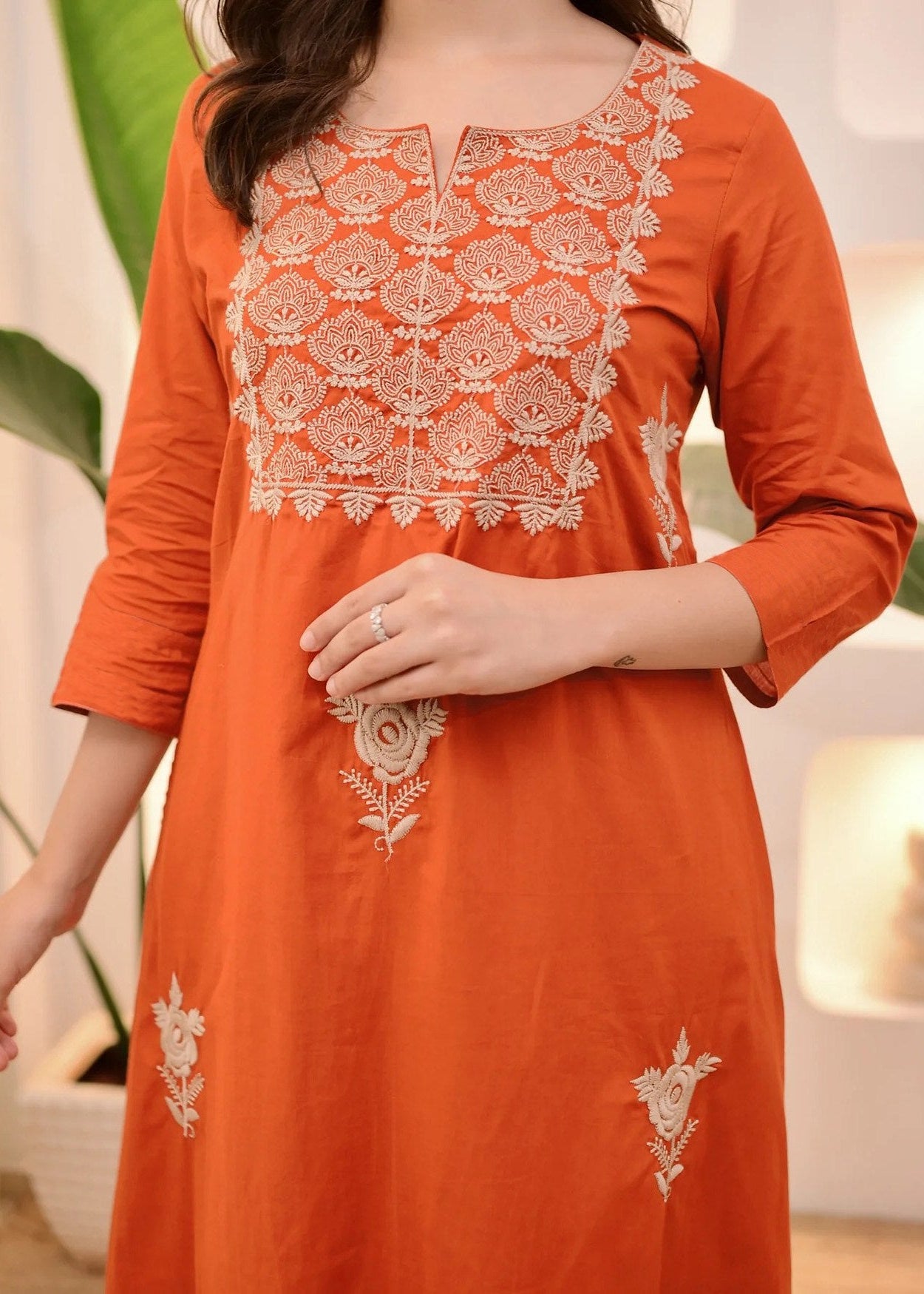 Shriwal Orange Aroma Suit