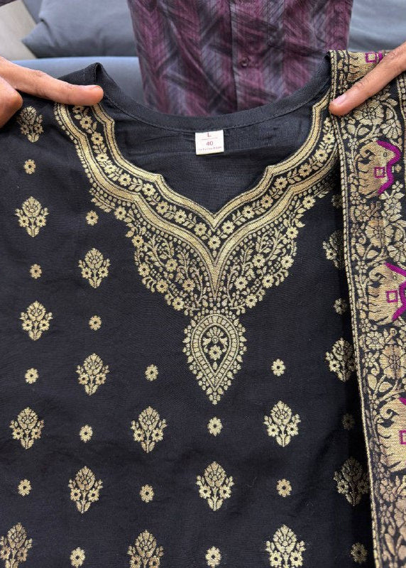 Shriwal Kanjivaram Glass Tissu Zari Jacquard Suit Set