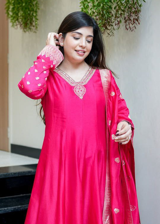 Shriwal Rangrez Banarasi Anarkali Set (2 Colours)