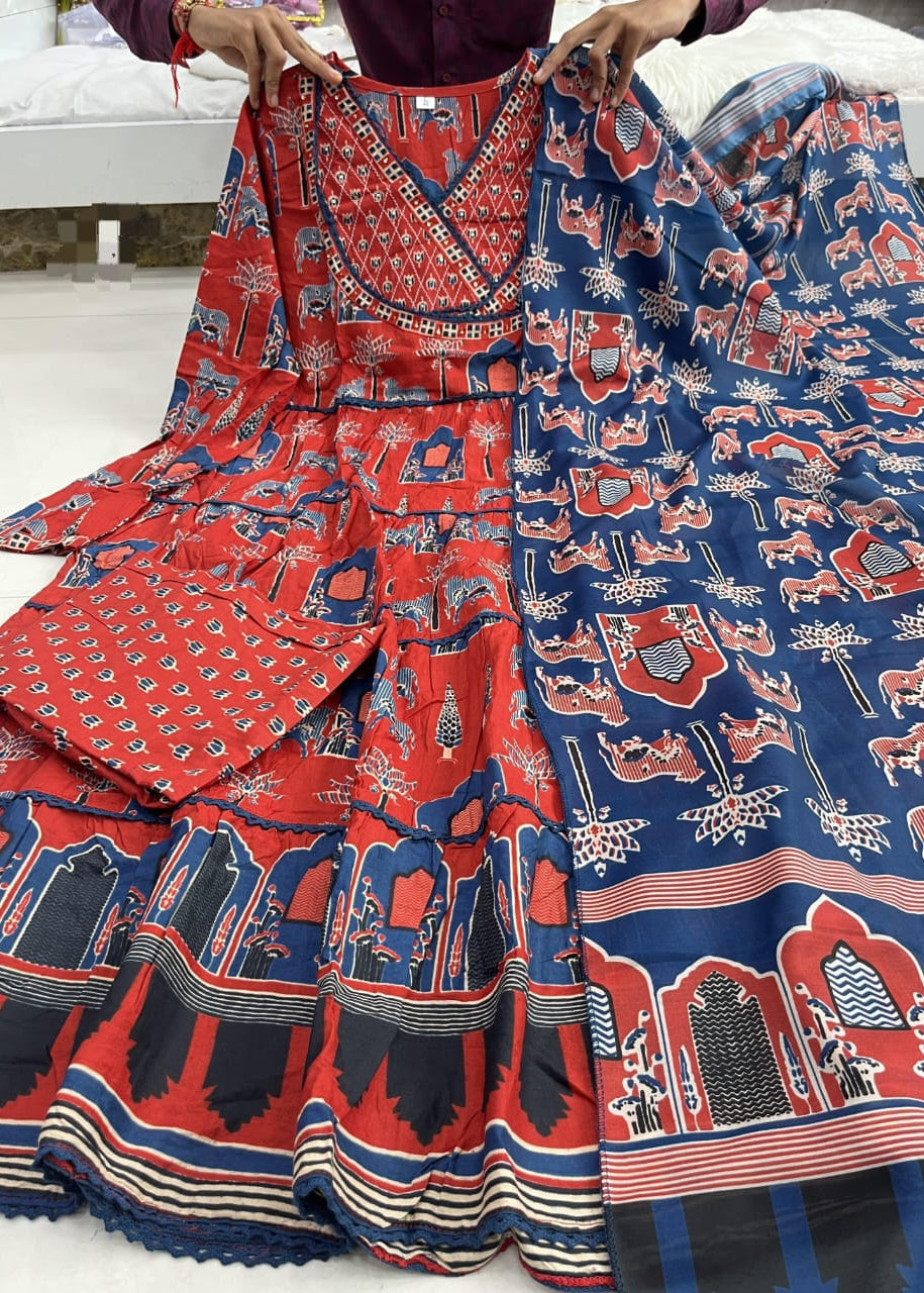 Shriwal Heritage Cotton Suit Set