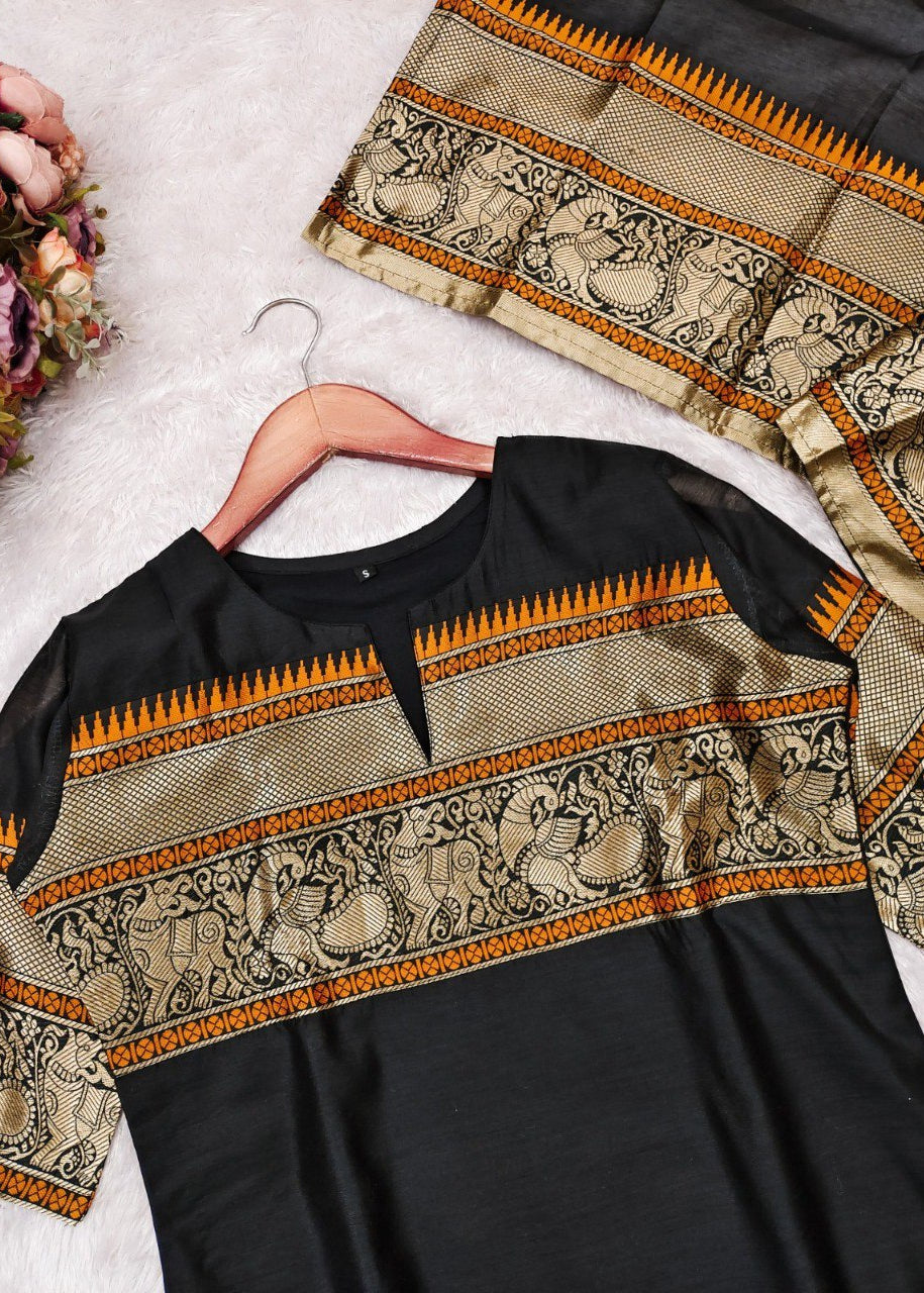 Shriwal Premium Quality Kanchi Cotton Kurti (2 Piece Set)