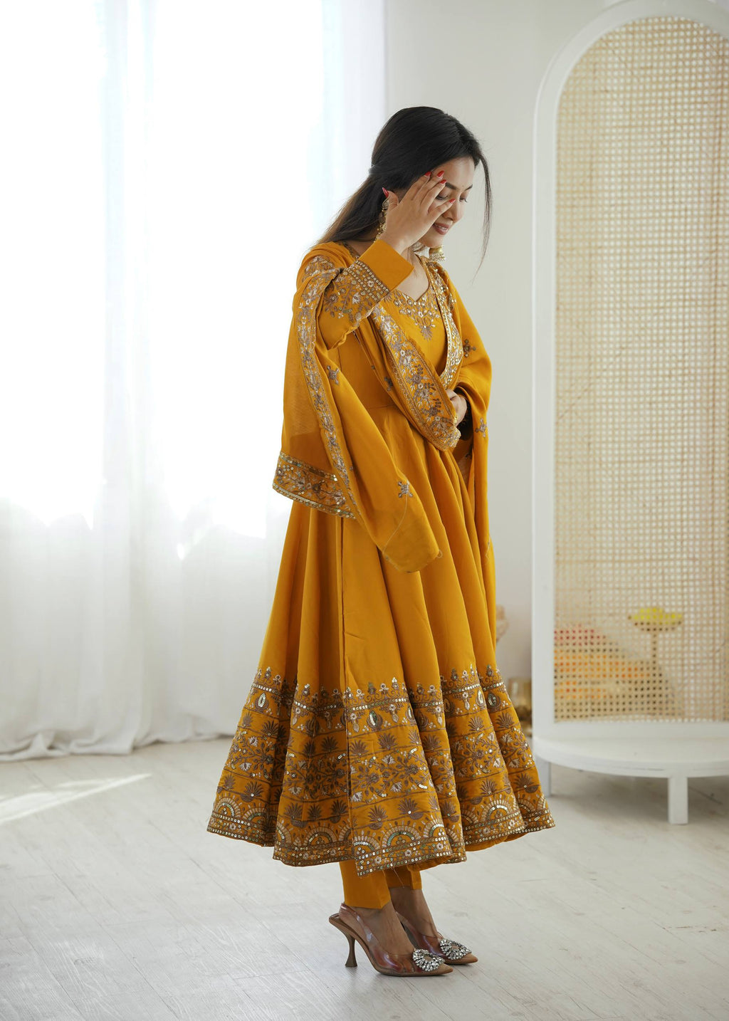 Shriwal Royal Radiance Anarkali Suit Set( 3 Colours)