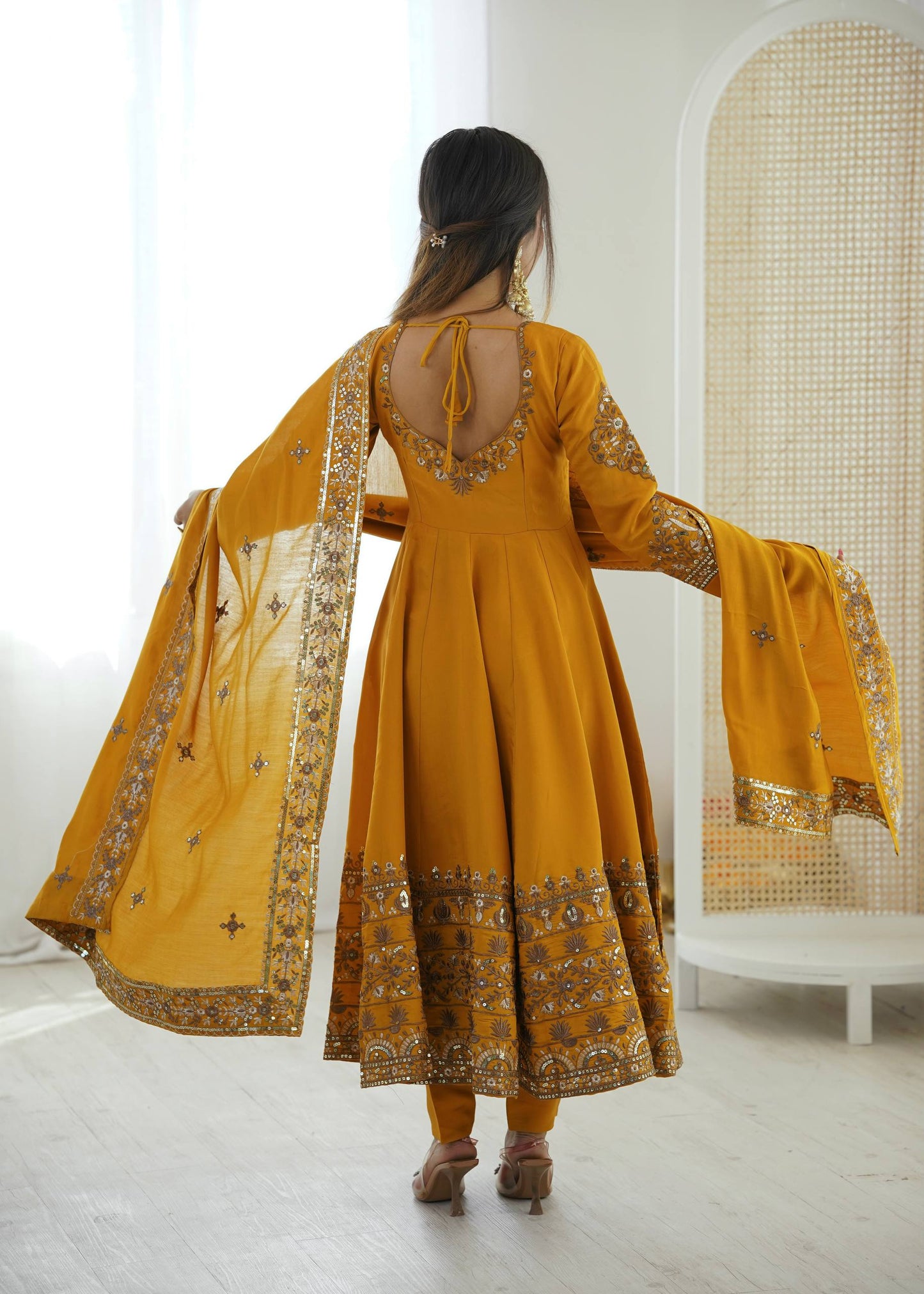 Shriwal Royal Radiance Anarkali Suit Set( 3 Colours)