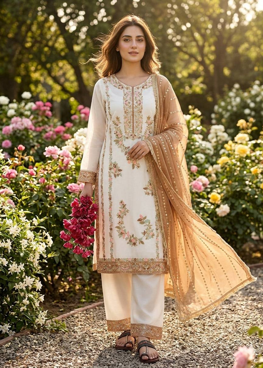 Shriwal Mehfil Sequence Embroidered Palazzo Set ( 4 colours)