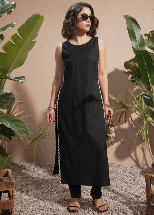 Shriwal Midnight Wave Rayon Kurti Set