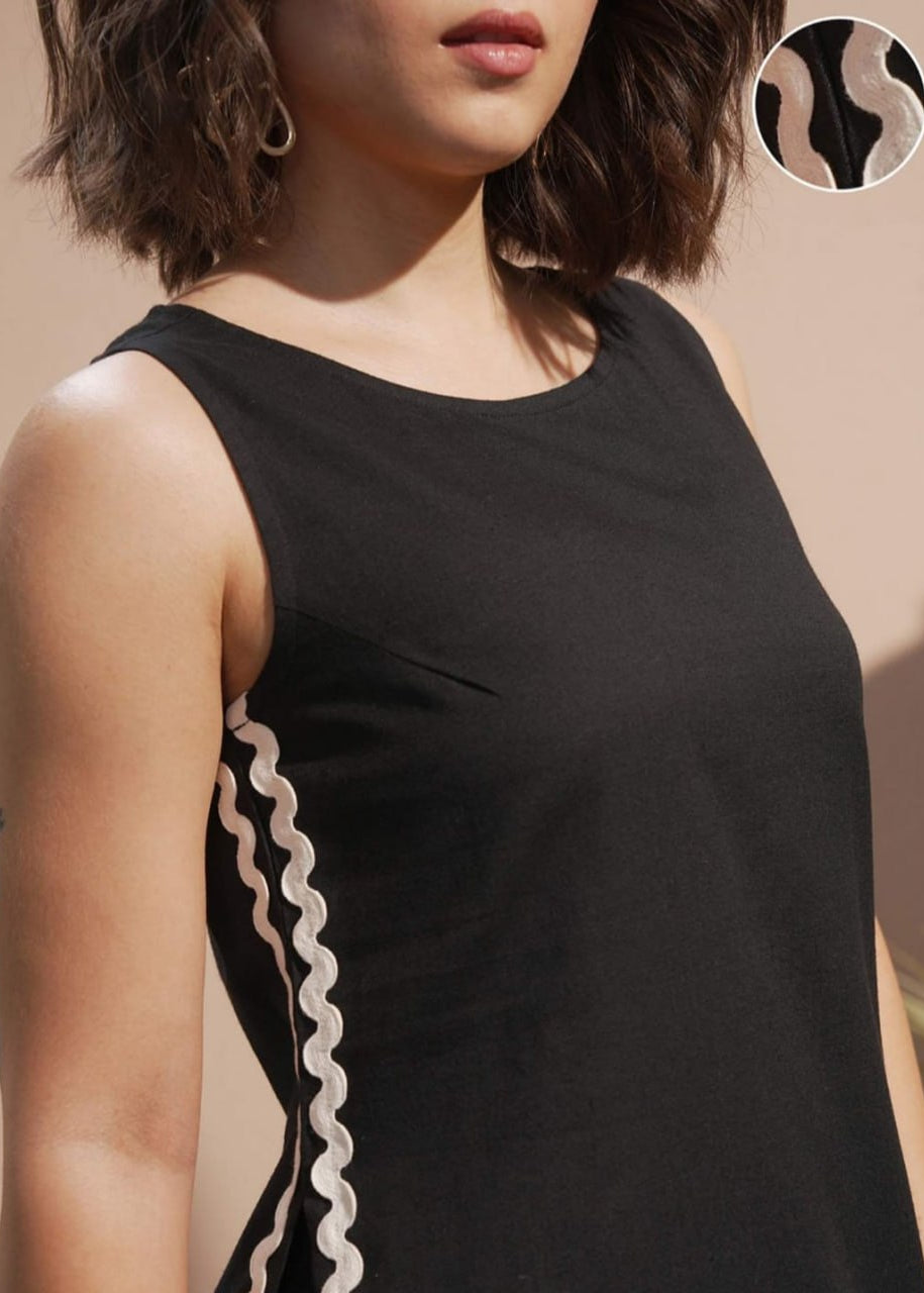 Shriwal Midnight Wave Rayon Kurti Set