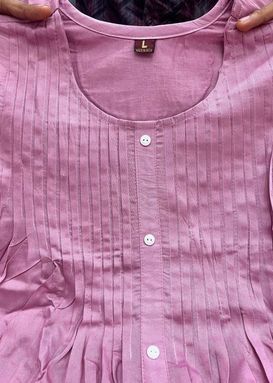 Shriwal lavender kurti pant set