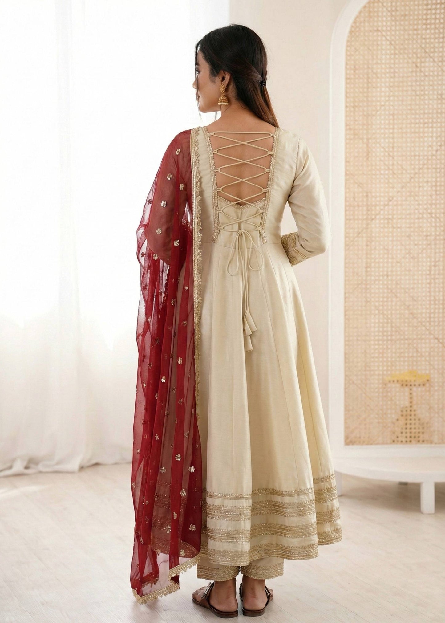 Shriwal Nurani Flare Anarkali Set (2 colours)