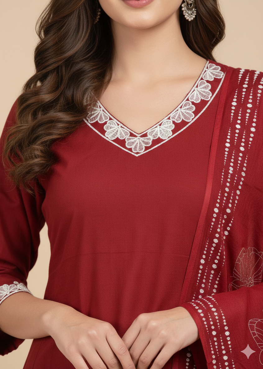 Shriwal Signature Floral Charm Kurti Set( 2 Colours)