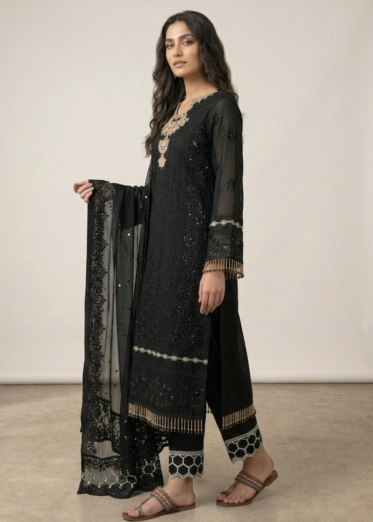 Shriwal Royal Hexa Diamond Embroidered Palazzo Set( 2 colours)