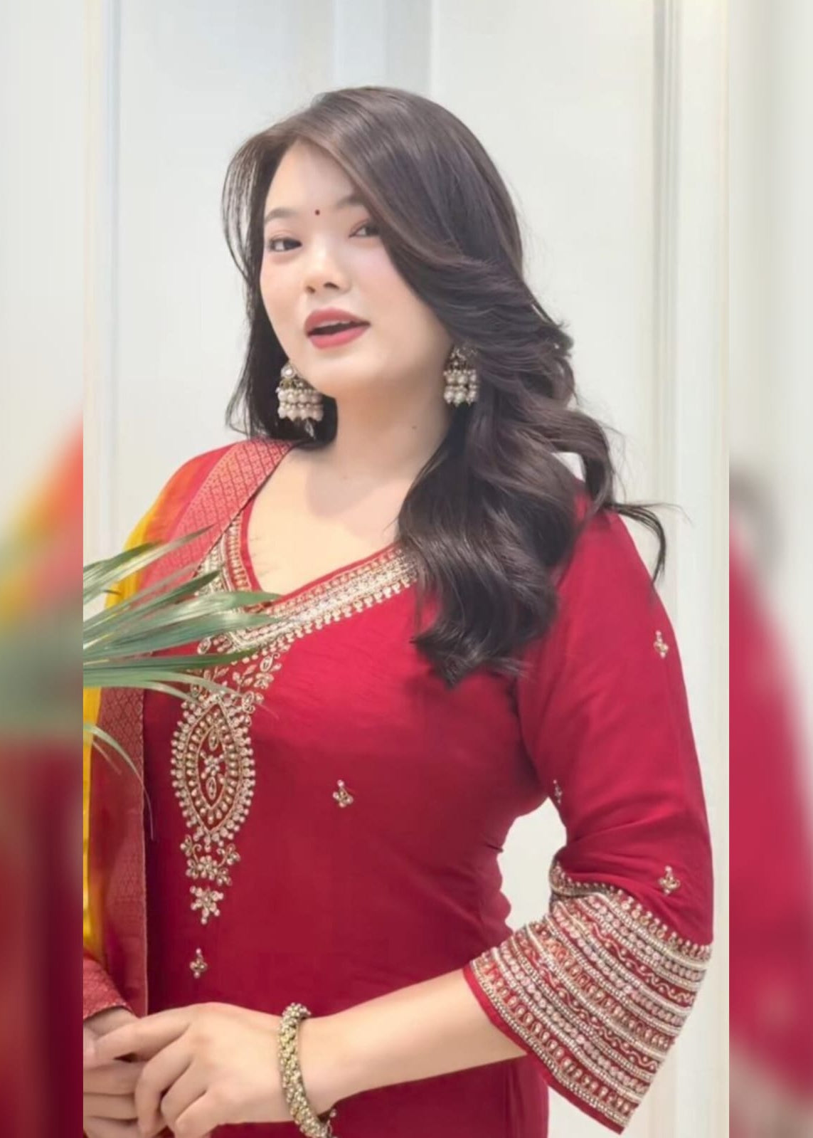 Shriwal The pure berry berry  silk kurta