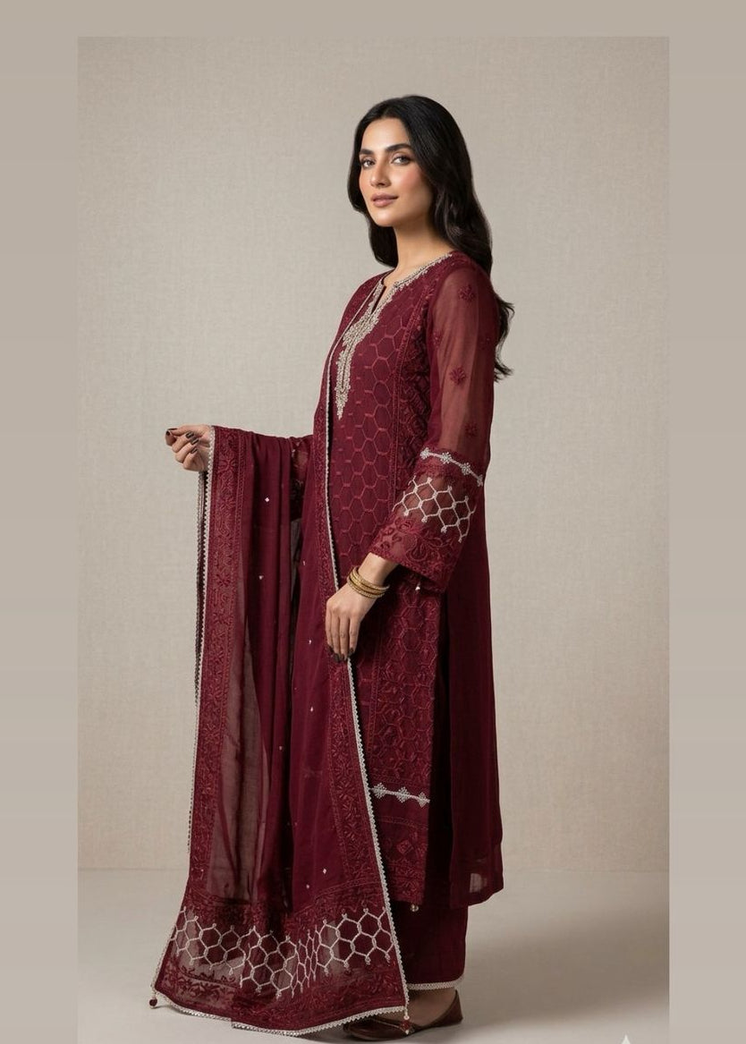 Shriwal Royal Hexa Diamond Embroidered Palazzo Set( 2 colours)