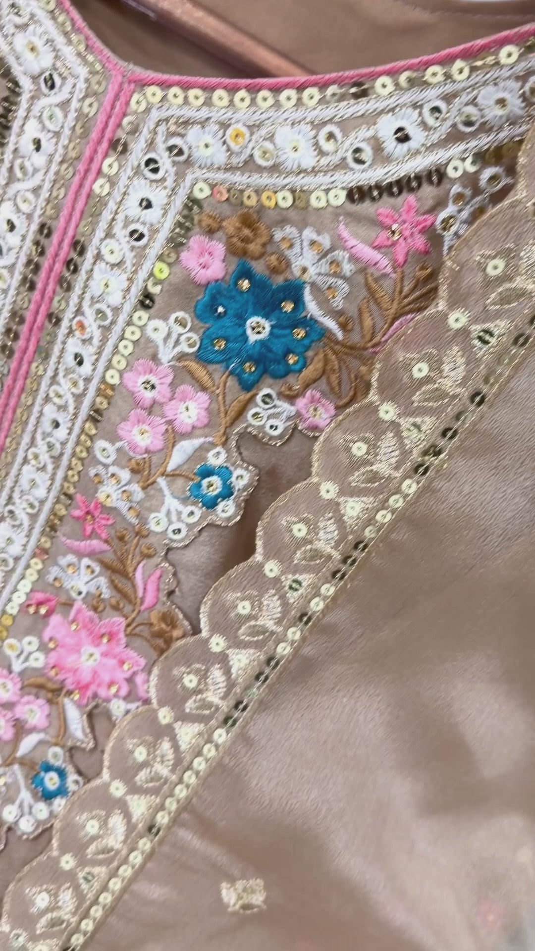 Shriwal Noorie Chinon Silk Palazzo Set(4 Colours)